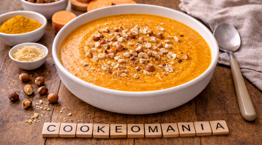 Velouté de patate douce aux noisettes au Cookeo