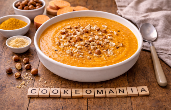 Velouté de patate douce aux noisettes au Cookeo