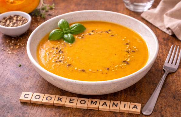Velouté de potimarron, pommes de terre et carottes au Cookeo