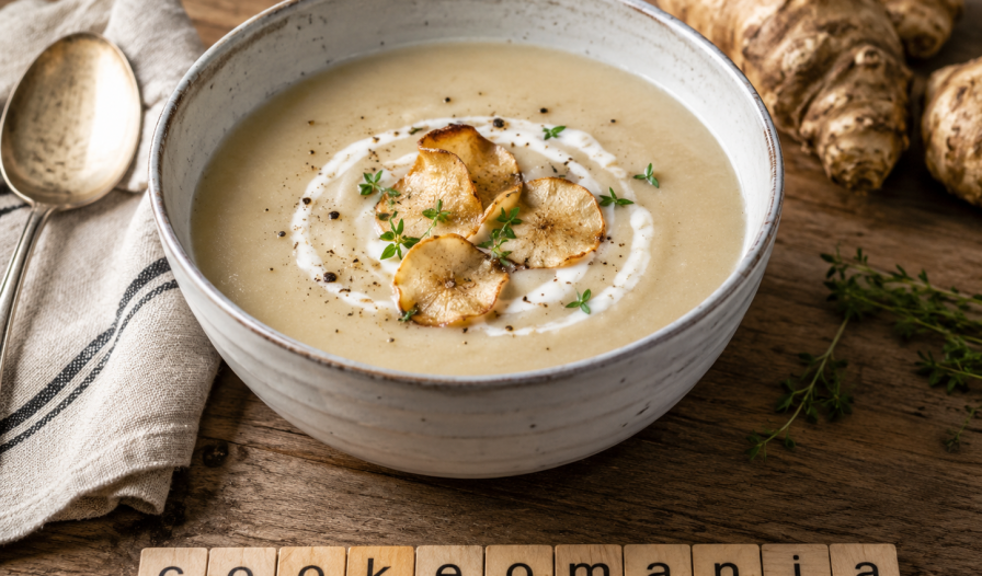 Velouté de topinambours au Cookeo, la soupe crémeuse et délicate au vin blanc