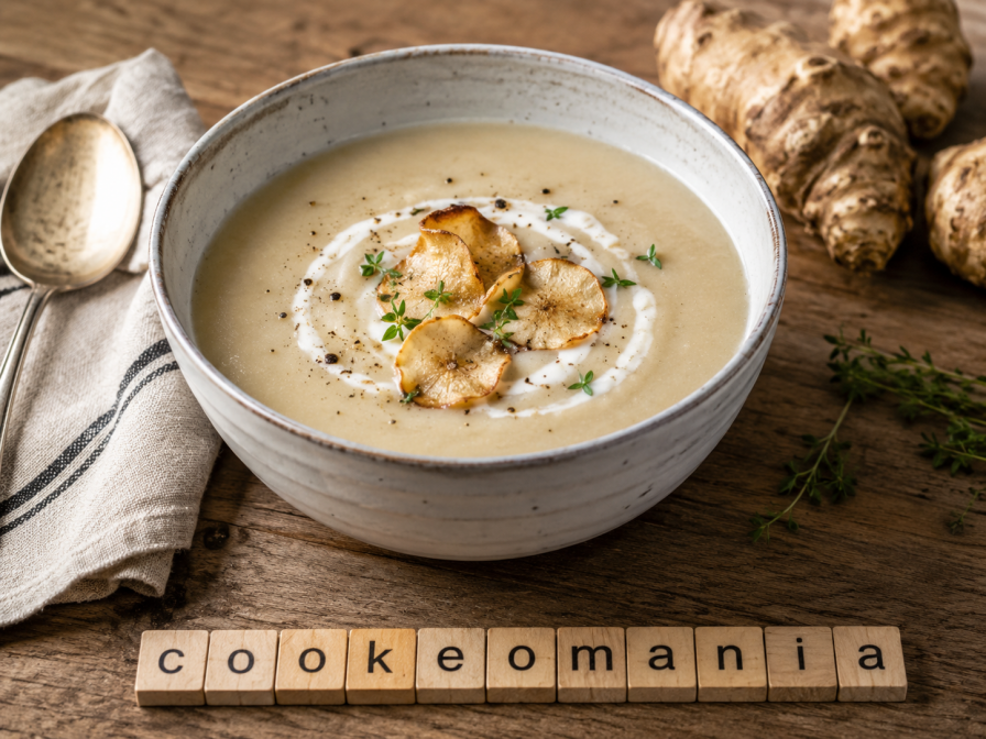 Velouté de topinambours au Cookeo, la soupe crémeuse et délicate au vin blanc