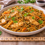 Wok de nouilles au poulet et légumes croquants à l'autocuiseur cookéo