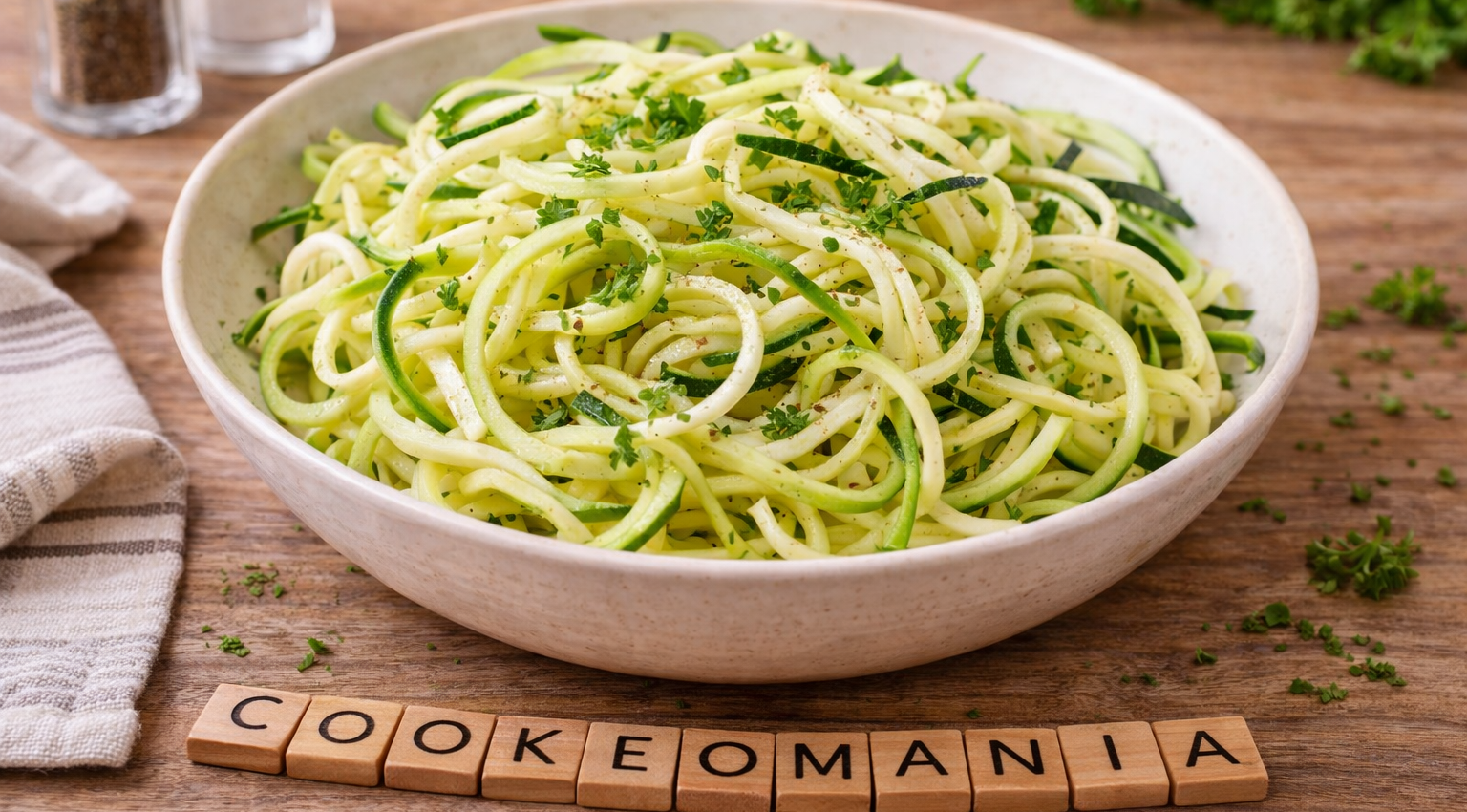 Zoodles de courgette cétogènes au Cookeo