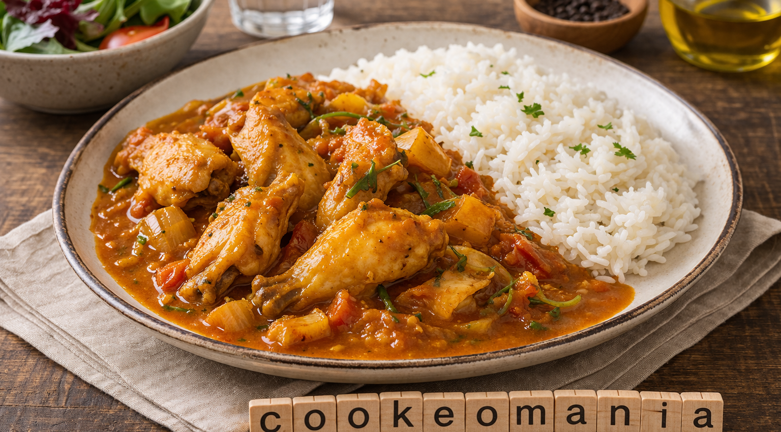 Cari d’ailes de poulet à la christophine au Cookeo la recette facile et parfumée
