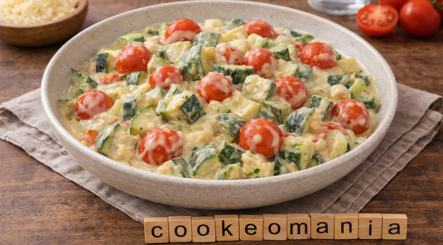 Courgettes et tomates au Boursin au Cookeo la recette facile et crémeuse