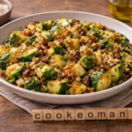 Courgettes à la chiquetaille de morue, miel et raisins au Cookeo : une recette sucrée salée originale au multicuiseur cookéo