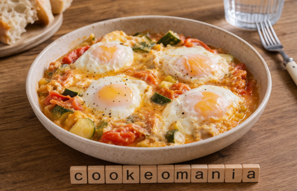 Courgettes à la tomate et œufs pochés au Cookeo la recette facile et légère