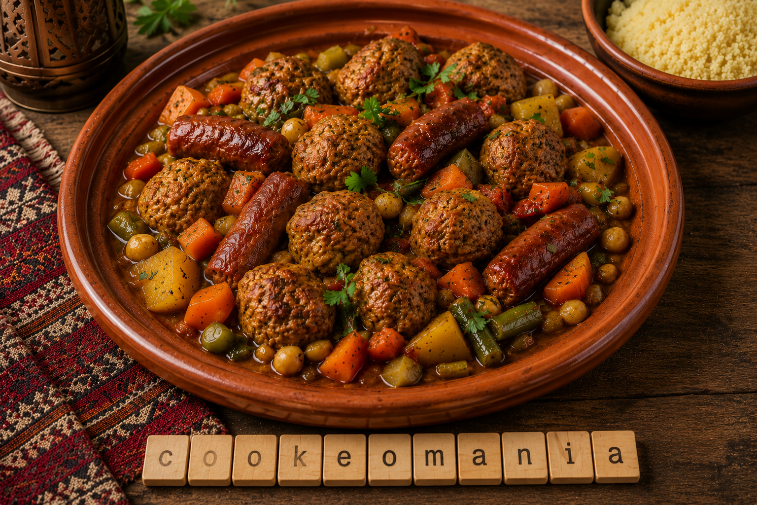 Boulettes et merguez façon tajine au Cookeo, le plat express aux légumes parfumés