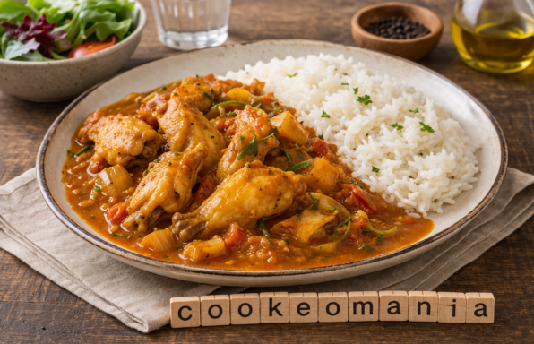 Cari d’ailes de poulet à la christophine au Cookeo la recette facile et parfumée
