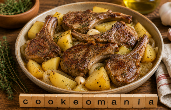 Côtelettes d’agneau et pommes de terre au Cookeo, le plat familial simple et généreux
