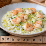 Crevettes sur fondue de poireaux au Cookeo, la recette crémeuse prête sans effort