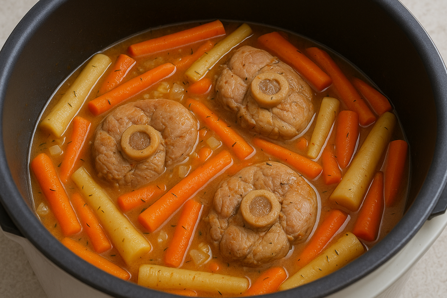 Osso bucco aux panais au cookeo