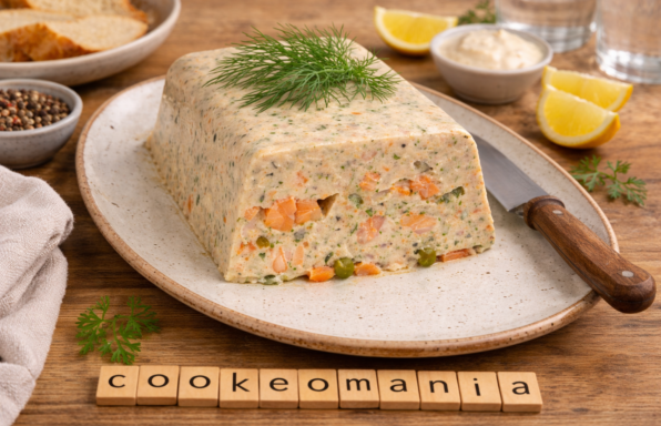 Pain de saumon fumé et gambas au Cookeo au Boursin et petits légumes