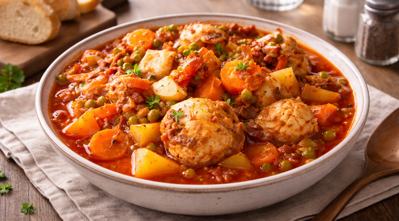 Paupiettes de dinde et ses petits légumes