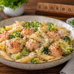 Pâtes aux boulettes de saumon et brocolis au multicuiseur Moulinex