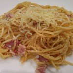 Pâtes à la carbonara au cookéo