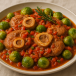 Osso bucco de veau aux choux de Bruxelles au cookéo
