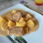Filet mignon de porc aux 2 moutardes et pommes de terre au robot multi-cuiseur cookéo