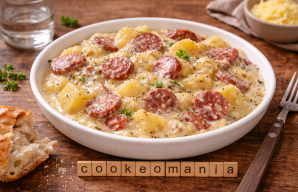 Graclette au Cookeo la recette facile aux pommes de terre, chorizo et raclette