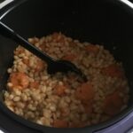 Haricots blancs et ses carottes fondantes au cookéo