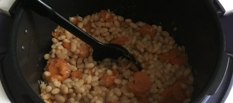 Haricots blancs et ses carottes fondantes