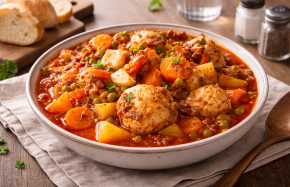 Paupiettes de dinde et ses petits légumes