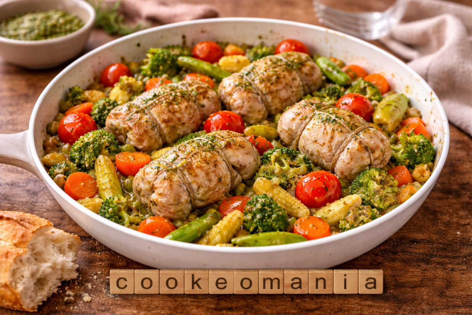 Paupiettes roulées et légumes printaniers au Cookeo la recette facile et rapide