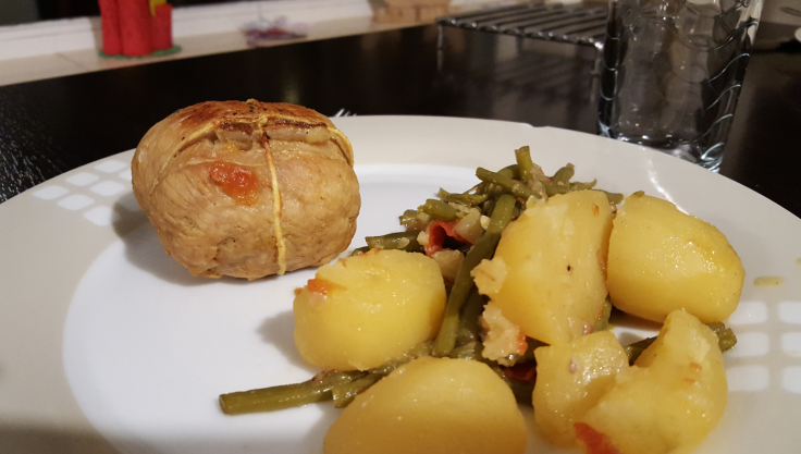 Paupiettes de veau, haricots verts
