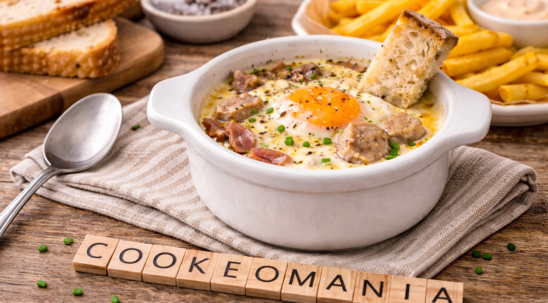 Œufs cocotte au foie gras au Cookeo la recette festive facile en ramequin