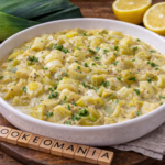 Poireaux fondants à la moutarde, crème et citron au cookéo