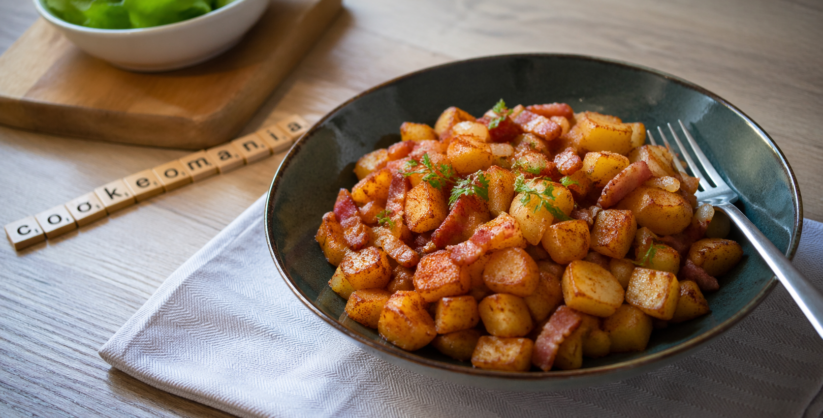 Pommes de terre au paprika et bacon au Cookeo la recette dorée et ultra savoureuse