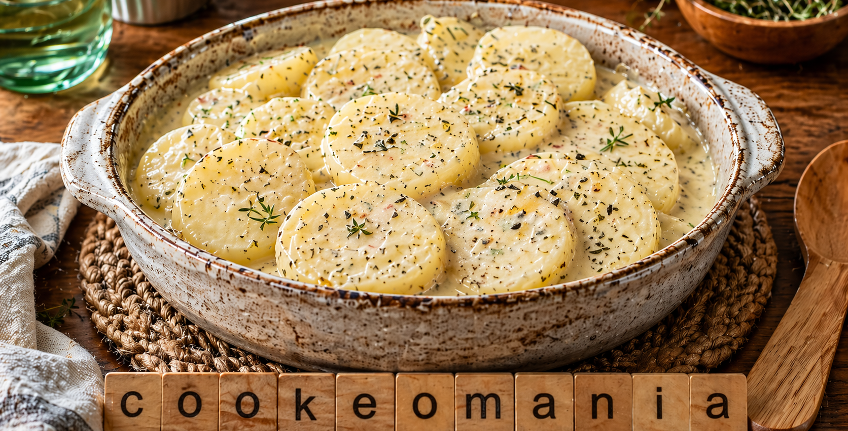 Pommes de terre crémeuses aux herbes