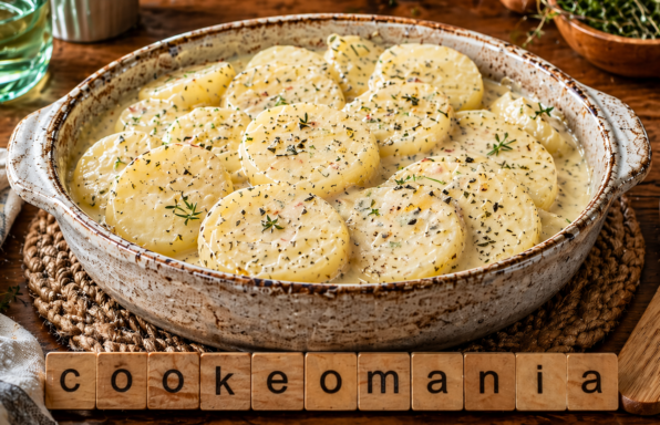Pommes de terre crémeuses aux herbes
