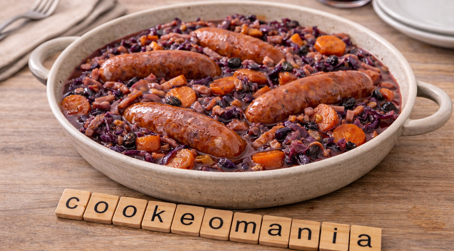Potée portugaise au Cookeo un plat rustique et gourmand aux saucisses et chou rouge