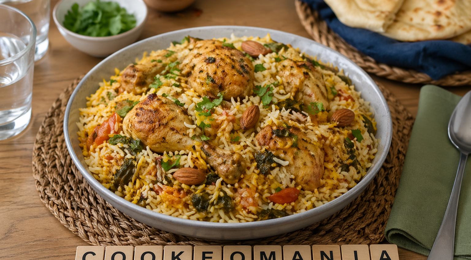 Poulet biryani au Cookeo avec son riz basmati et ses épices indiennes