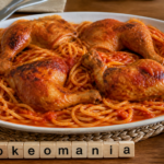 Poulet refourgado au Cookeo, spaghetti et sauce tomate au paprika au multicuiseur cookéo
