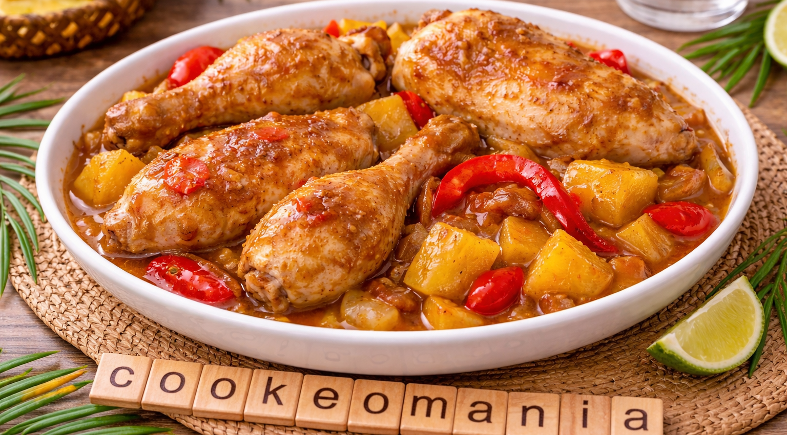 Poulet à l’ananas frais au Cookeo la recette sucrée salée facile et exotique