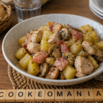 Poêlée au Cookeo de poulet, pommes de terre et champignons au multicuiseur cookéo