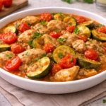 Poulet à la méridionale au Cookeo : la recette simplifiée aux courgettes et tomates cerises au multicuiseur Moulinex