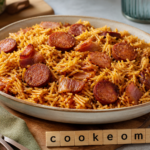 Riz au curry, bacon et saucisses aux épices d’Espagne au Cookeo, le plat express qui réveille le repas au robot multi-cuiseur Moulinex