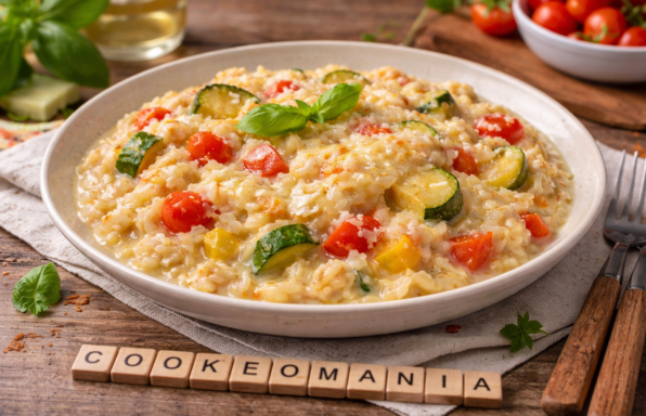 Ce risotto au chèvre et légumes du soleil au Cookeo est la recette simple et ultra réconfortante à refaire