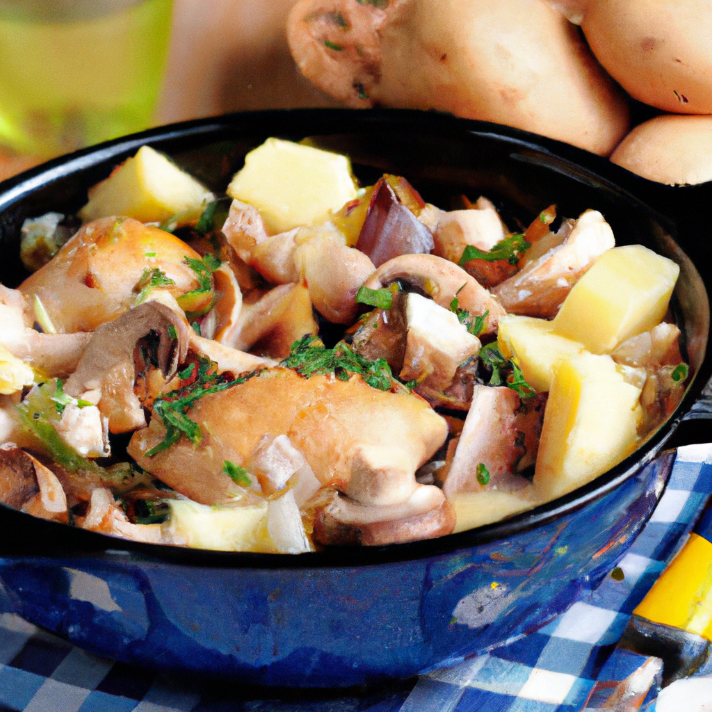 Poêlée de poulet et pommes de terre au cookeo