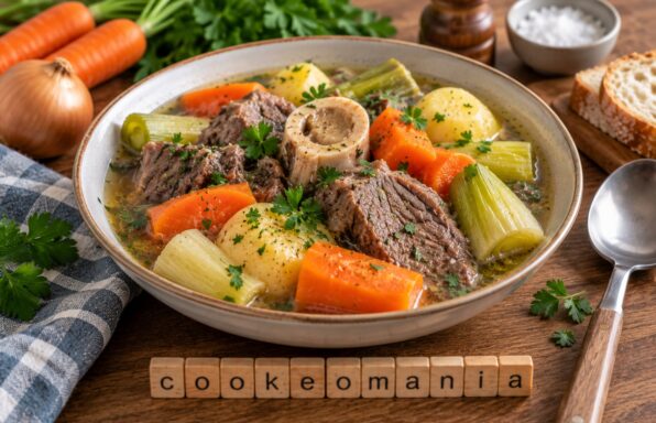 Pot-au-feu de bœuf traditionnel