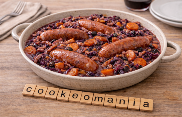 Potée portugaise au Cookeo un plat rustique et gourmand aux saucisses et chou rouge