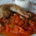 Ratatouille et poulet à l'autocuiseur cookéo