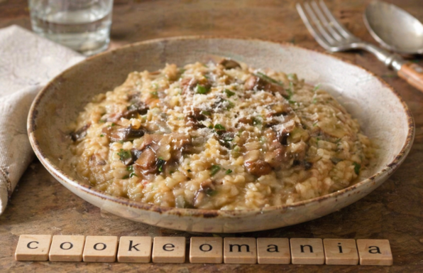 Risotto aux champignons et vin blanc au Cookeo une recette simple, fondante et pleine de goût