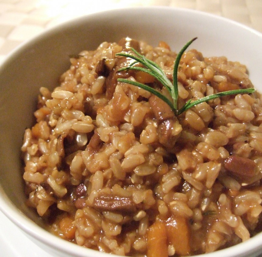 Risotto champignons et vin blanc au cookeo - Cookeo Mania