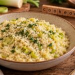 Risotto crémeux aux poireaux au multicuiseur cookéo