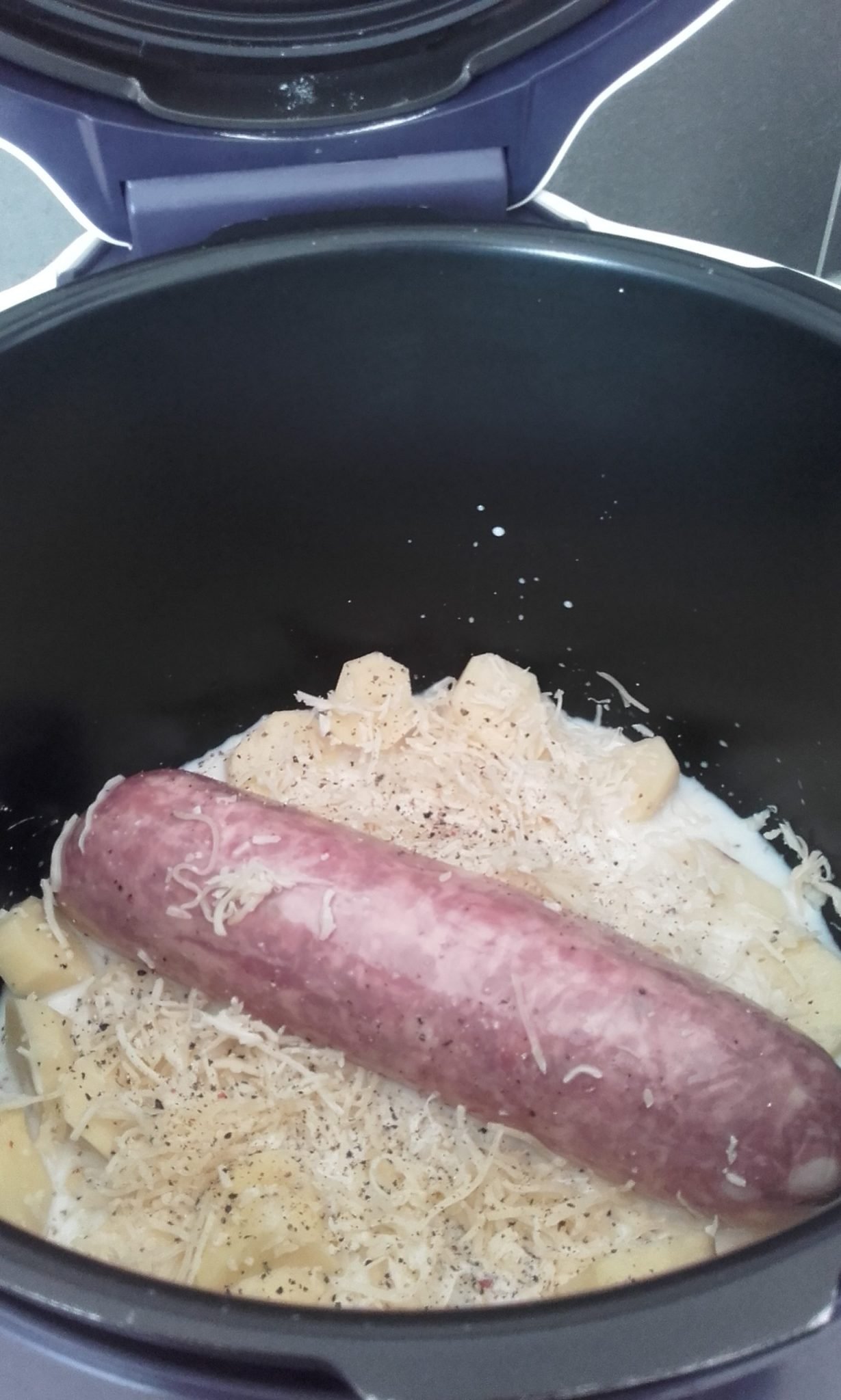 Saucisson Genevoise au cookeo