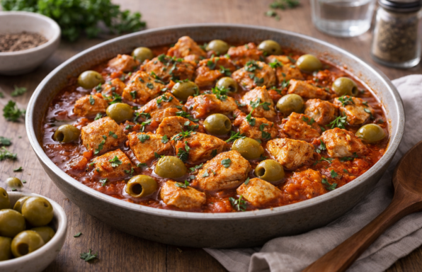 Sauté de veau aux olives